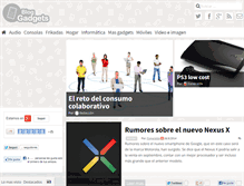 Tablet Screenshot of bloggadgets.es
